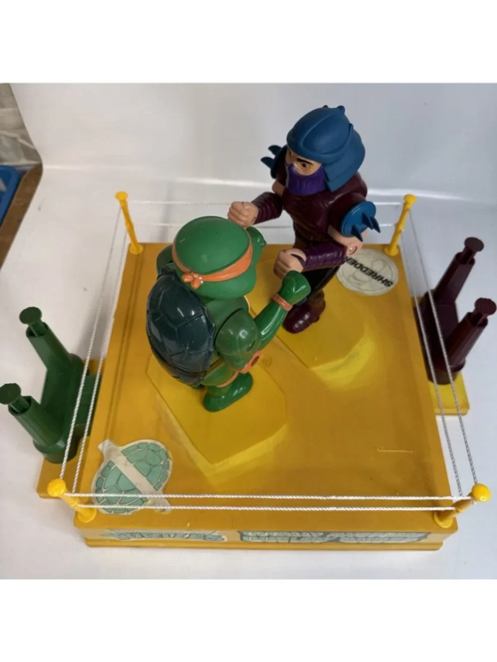 1991 Teenage Mutant Ninja Turtles -Duelin' Dudes - Rock'Em Sock'Em -WORKS - LOOK